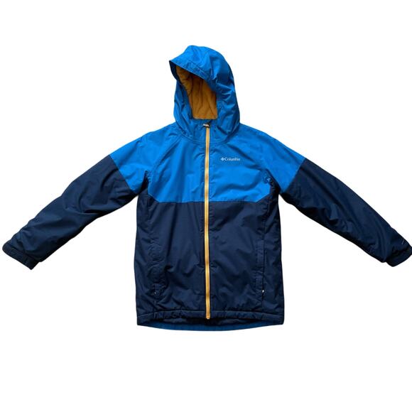 Boys Blue Columbia Alpine Action II Snow Winter Jacket Size L - Picture 1 of 3